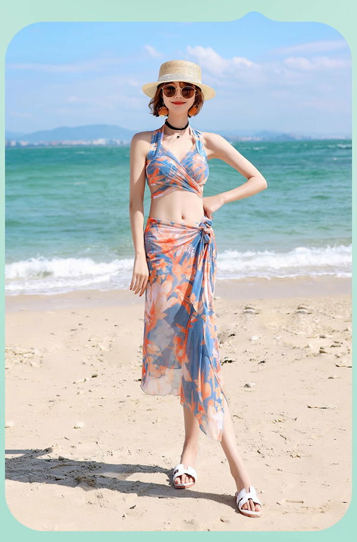 レディース水着 競泳水着 練習用 ィー水着3つのセットビキニ ハーフ スパッツ ダイエット 健康 胸パッド付き フィットネス スイムウェア 小胸 バスト 盛れる 大人 ミセス セクシー うんどう 胸当て