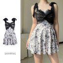 レディース水着 競泳水着 練習用 ィー水着ジャンパー着 ハーフ スパッツ ダイエット 健康 胸パッド付き フィットネス スイムウェア 小胸 バスト 盛れる 大人...