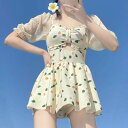 レディース水着 競泳水着 練習用 温泉ィー水着キャミソール ワンピース 連体水着 少女 かわいい セクシー ワンピース ドレス セクシー ハーフ スパッツ ダイエット 健康 胸パッド付き フィットネス スイムウェア 小胸 バスト 盛れる 大人 ミセス(4)