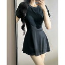 レディース水着 競泳水着 練習用 温泉ィー水着キャミソール ワンピース 連体水着 少女 かわいい セクシー ワンピース ドレス セクシー ハーフ スパッツ ダイ...