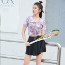 レディース水着 競泳水着 練習用 温泉ィー水着 セパレート水着 2つのセット 少女 かわいい セクシー ワンピース ドレス セクシー ハーフ スパッツ ダイエット 健康 胸パッド付き フィットネス スイムウェア 小胸 バスト 盛れる 大人 ミセス