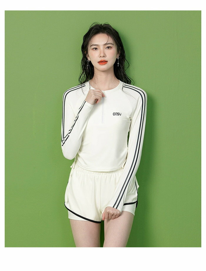 レディース水着 競泳水着 練習用 温泉ィー水着 2つのセット 半ズボン ジャンパー着 ビキニ レギンススラックス ハーフ スパッツ ダイエット 健康 胸パッド付き フィットネス スイムウェア 小胸 バスト 盛れる 大人うんどう