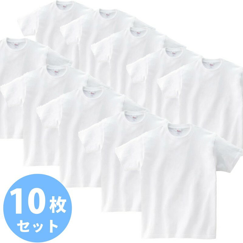 tシャツ 後染め用 10枚セット 半袖 Printstar 染色用 ヘビーウェイト Tシャツ スポーツ 運動会 文化祭 イベント ユニフォーム レディース 兼用