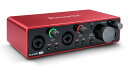 Focusrite オーディオインターフェース Scarlett 2i2