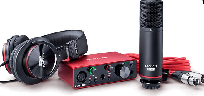 Focusrite　オーディオインターフェース　Scarlett Solo Studio