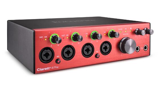 Focusrite　オーディオインターフェース　Clarett + 4Pre