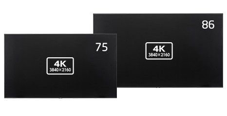 【2台セット価格】75型大画面4K液晶ディスプレイ　シャープNECディスプレイソリューションズ　MultiSync LCD-E758　他社より安くします！