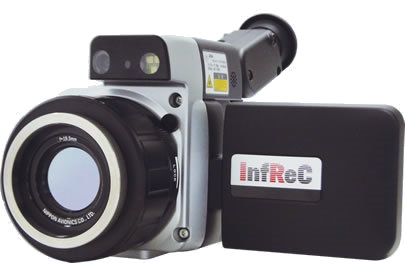 赤外線サーモグラフィー　NECAvio InfReC Thermography ガラス表面計測モデル R300BP-OG