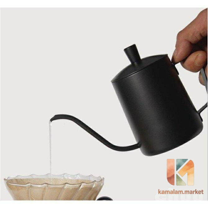 ！コーヒー ドリップポット 350ML 600MLステンレス ドリップケトル ハンドドリップ コーヒーポット ファイン口ポット ブラック