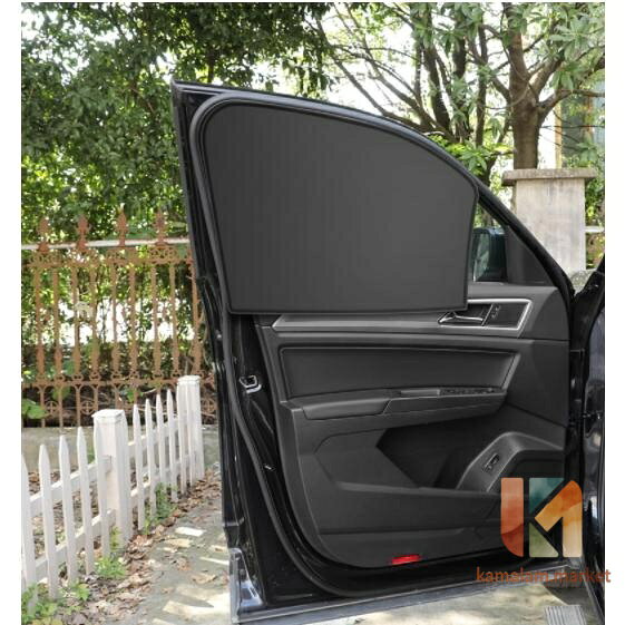 【楽天スーパーSALE】車用サンシェード 車内カーテン マグネット仕様 単品 日よけ 日除け 目隠し 折りたたみ コンパクト カー用品 車用品 サイドサンシェード 窓 ドライ