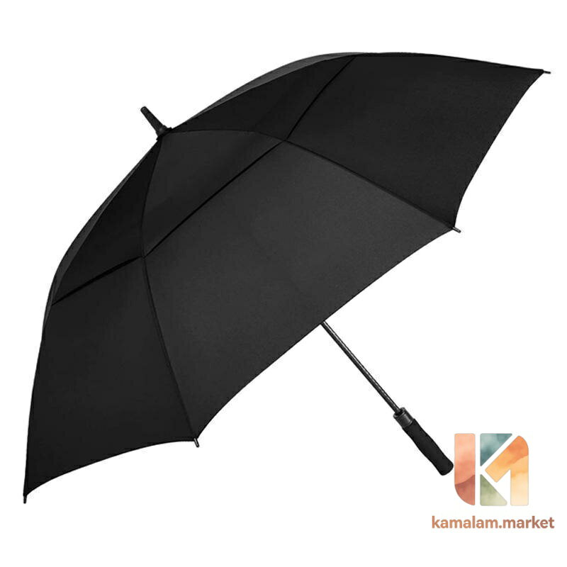 kamalam.marketの長傘 傘132cm 150cm メンズ レディース 雨傘 大きい 耐風 撥水 高強度 折れにくい 丈夫 雨具 傘袋付き ビジネス 和傘 紳士傘梅雨対策｜アングル2