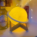 加湿器 アロマディフューザー 誕生日プレゼント 惑星ランプ 200ml 空気清浄/乾燥/花粉症対策 小型加湿器 アロマランプ 3色ライト&スプレー調整&8時間静...