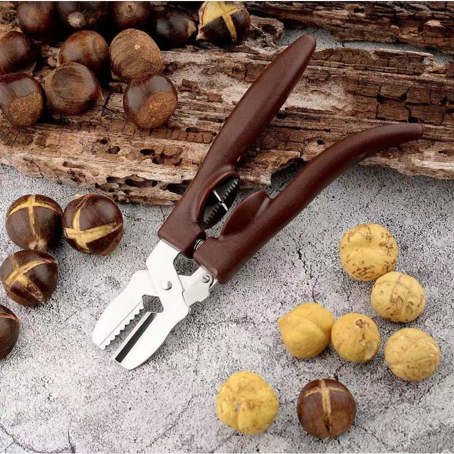栗の皮むき器 皮剥き器 栗カッター 皮むき器 sus304ステンレス 便利グッズ 栗むき 栗剥きのサムネイル
