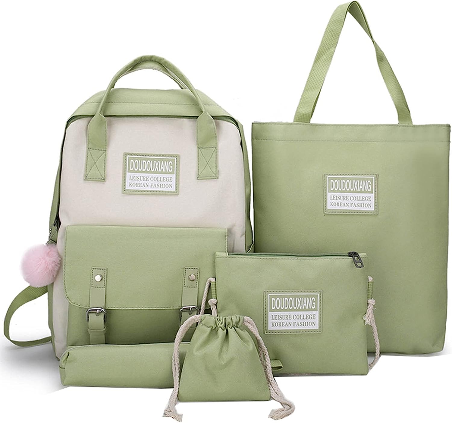 バッグ女性バックパックアンチ盗難バックパック旅行バックパックラップトップバックパックカジュアルデイパックスクールバッグ Color : Green, Size : 30x40x13cm