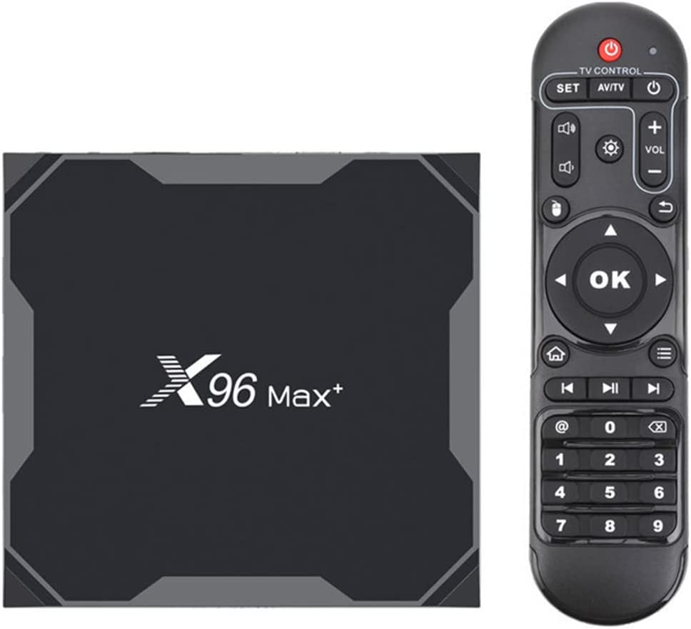 X96Max+ ネットワークプレーヤー TVボックス 4G RAM 64G ROM Android 9.0 S905X3 8Kクアッドコア ギガビットネットワーク デュアル バンド WIFI Bluetooth TV BOX TVセットトップボックス4Kメディアプレーヤー2.4G 5GデュアルWiFi BT 4.2 H.265