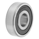 ACROPIX 6303VV ディープグルーブボールベアリング P0 17x47x14mm 潤滑ベアリング ダブルラバーシール ブラック シルバートーン スクーター スケートボード ホイール
