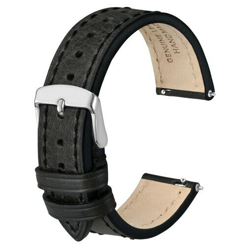 (Anbeer) 20mm 時計バンド オイルワックスレザー Quick Release 替えバンド ビンテージ 本革 交換ベルト ステンレススチールバックル (Anbeer) 20mm 時計バンド オイルワックスレザー Quick Release 替えバンド ビンテージ 本革 交換ベルト ステンレススチールバックル