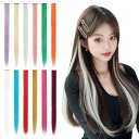 Sofeiyan エクステ ワンタッチメッシュエクステ 単色-6本セット カラーエクステ ヘアーエクステンション つけ毛 クリップ式 襟足 自然 耐熱 簡単 原宿風 (バーガンディ)