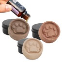 SALUDABLE アロマディフューザー 水なし アロマストーン ウッド ポット 車 木製 猫3種