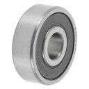 ACROPIX 6301VV ディープグルーブボールベアリング P0 12x37x12mm 潤滑ベアリング ダブルラバーシール ブラック シルバートーン スクーター スケートボード ホイール