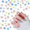 ネイルパーツネイルパーツ星 ネイルDIY 少女に向け デート 学校 会社3d立体 キラキラ 可愛い 平底 多色 10mm