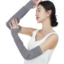 手と腕を紫外線から守る二の腕までしっかりカバーしてくれるので半袖Tシャツでも紫外線から腕全体をカバーしてくれるこち