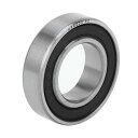 ACROPIX 6902DD ディープグルーブボールベアリング P0 15x28x7mm 潤滑ベアリング ダブルラバーシール ブラック シルバートーン スクーター スケートボード ホイール