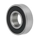 ACROPIX 6001-2rs ディープグルーブボールベアリング P0 12x28x8mm 潤滑ベアリング ダブルラバーシール ブラック シルバートーン スク...