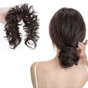 お団子 ウィッグ 部分ウィッグ お団子 カール ヘアエクステ 盛り髪 ロープウィッグト 抜け毛なし 七五三 結婚式 成人式 卒業式 浴衣 髪飾り 耐熱 装着簡単 ブラックブラウン