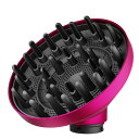 AFDD ヘアディフューザーアタッチメント ダイソンエアラップHS01/HS05用 - カーリー、ウェーブ、コイリーヘア向けアップグレードディフューザーノズル(ローズ)