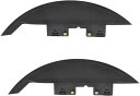 25mm レインボー Click Fins 虹 フィン スタビライザー ショートボードからSUP リバー サーフ ミニボックス + FCS 互換性 1インチ ク...