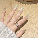 ネイルチップ 24枚入 ネイルチップ ショート ラウンド つけ爪 ミディアム 和風 花嫁ネイル 3D爪 猫の目 ジェルネイル キラキラ 光沢 立体 ネイルシール...