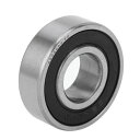 ACROPIX 6202DDU ディープグルーブボールベアリング P0 15x35x11mm 潤滑ベアリング ダブルラバーシール ブラック シルバートーン スクーター スケートボード ホイール