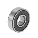 ACROPIX 6000DDU ディープグルーブボールベアリング P2 10x26x8mm 潤滑ベアリング ダブルラバーシール ブラック シルバートーン スクーター スケートボード ホイール