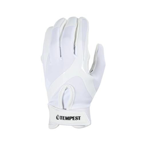 GLOVES テンペスト アメリカンフットボール グローブ フットサル キーパー レシーバー (WHITE, 2XL)