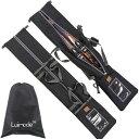 Luimode スキーケース カバー バッグ 3WAY 収納 オールインワン 防水 大容量 メンズ レディース 頑丈 収納可能 140-160cm