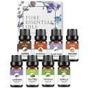 ピュア エッセンシャルオイル Cセット 100%ピュア 精油 10ml×8本入 アロマオイル