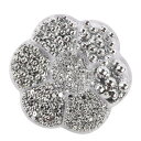 Hitasi 半円パール 3100粒 半球パール ABS パールストーン パールスカボション 2/3/4/5/6/8/10Mm 光沢 半球型 ネイルアート 衣類...