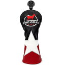 ゴルフヘッドカバードライバーカバー用 人気 The GOAT フェアウェイウッドカバー ユティリティーカバー/ハイブリッドカバー オシャレデザイン 番号タグ付き...