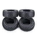 TRZX ラバーRCタイヤ 38mm 1/18スケール用 京商ジムニー 1/24スケール用 Axial SCX24 (4個)