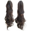 Sweeml ポニーテール ウィッグ クリップ 55cm カツラ つけ毛 エクステ 簡単 ヘアアレンジ ファッションウィッグ ポイントウィッグ ポニーウィッグ カール 巻き髪 コスプレ (#2)