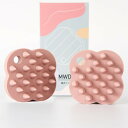 MWDGHIOP (2個セット) シャンプーブラシ 頭皮マッサージ シリコン ヘッドマッサージ プレゼント 女性用 男性用 洗髪 頭皮ケア 毛穴 ピンク2個
