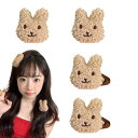 RICISUNG ヘアクリップ髪留め 前髪 髪飾り 可愛いヘアピン 女の子 子供ヘアアクセサリー 動物 キッズヘアピン サイドクリップ 入園 入学 お祝い 撮影用 誕生日