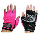 Mighty Grip ポールダンス用滑り止め付きタック グローブ (Hot Pink, L)(4)