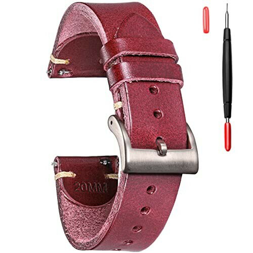 (torbollo) 時計バンド 本革時計替えバンド ソフトイタリアンブッテーロ社製レザー(Italian Buttero leather) 鮮やかな色クイックリリース時計ベルト 18/20/22mm (torbollo) 時計バンド 本革時計替えバンド ソフトイタリアンブッテーロ社製レザー(Italian Buttero leather) 鮮やかな色クイックリリース時計ベルト 18/20/22mm
