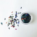 10g /1パック ホログラム ハロウィン シャイニング 3D 5MM バット ネイルデコレーション 形状のスパンコール ネイル用品 フィギュアモデルの装飾 DIY手作り装飾アクセサリー 1パック10g - 5mm