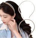 (Herbeluemily) カチューシャ ヘアバンド フェイクレザー 細目 おしゃれ 大人カジュアル シンプル 韓国風 2個セット D ホワイト+ミルクティー...