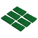 PATIKIL スポーツリストバンド 8x15cm 6本 綿テリークロス 吸収性の汗止めバンド テニス 野球 エクササイズ アスレチックランニング用 ダークグリ...