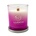 LUDICMI アロマキャンドル 300g 燃焼60時間 ラベンダー/ジュニパーベリー/フランキンセンス香 焚き火キャンドル パチパチの音と香り付きキャンドル ...
