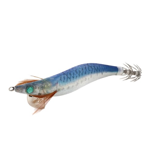 釣りgoo エギ シャロー エギ エギング ルアー 夜光 イカ タコ 餌木 2.5号 3.0号 3.5号仕掛け ソルトルアー ウキ (2.5号, ブルー)